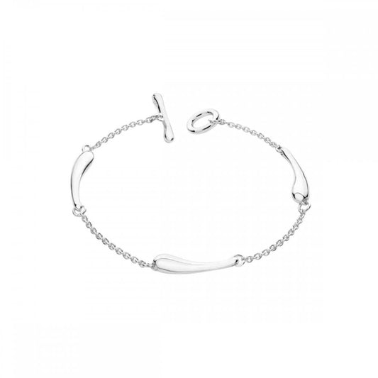 Sterling Silver Triple Drop Bracelet