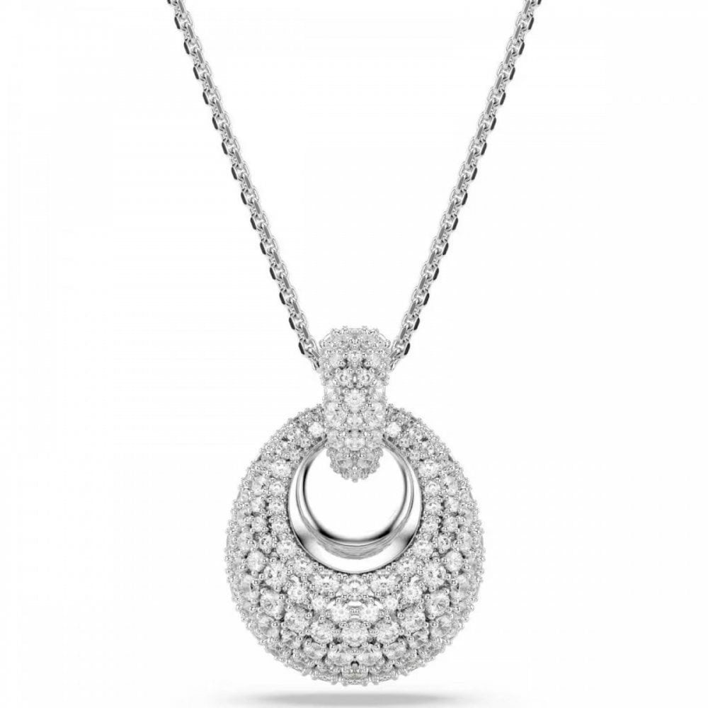 Sublima Crystal Pendant Rhodium Plated