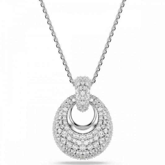 Sublima Crystal Pendant Rhodium Plated