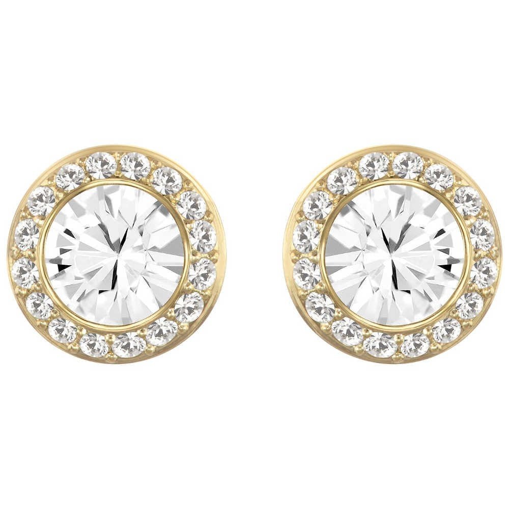 Swarovski Angelic Gold Tone Stud Earrings