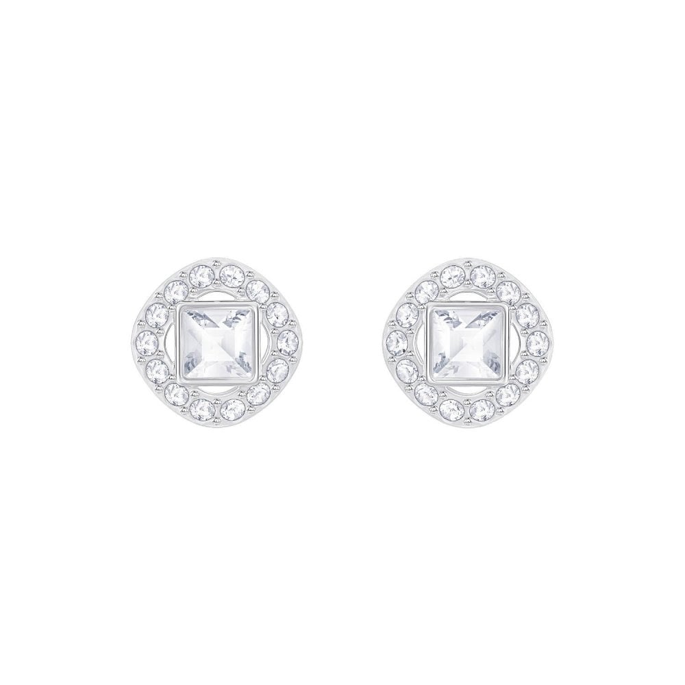Swarovski Angelic Square Stud Earrings