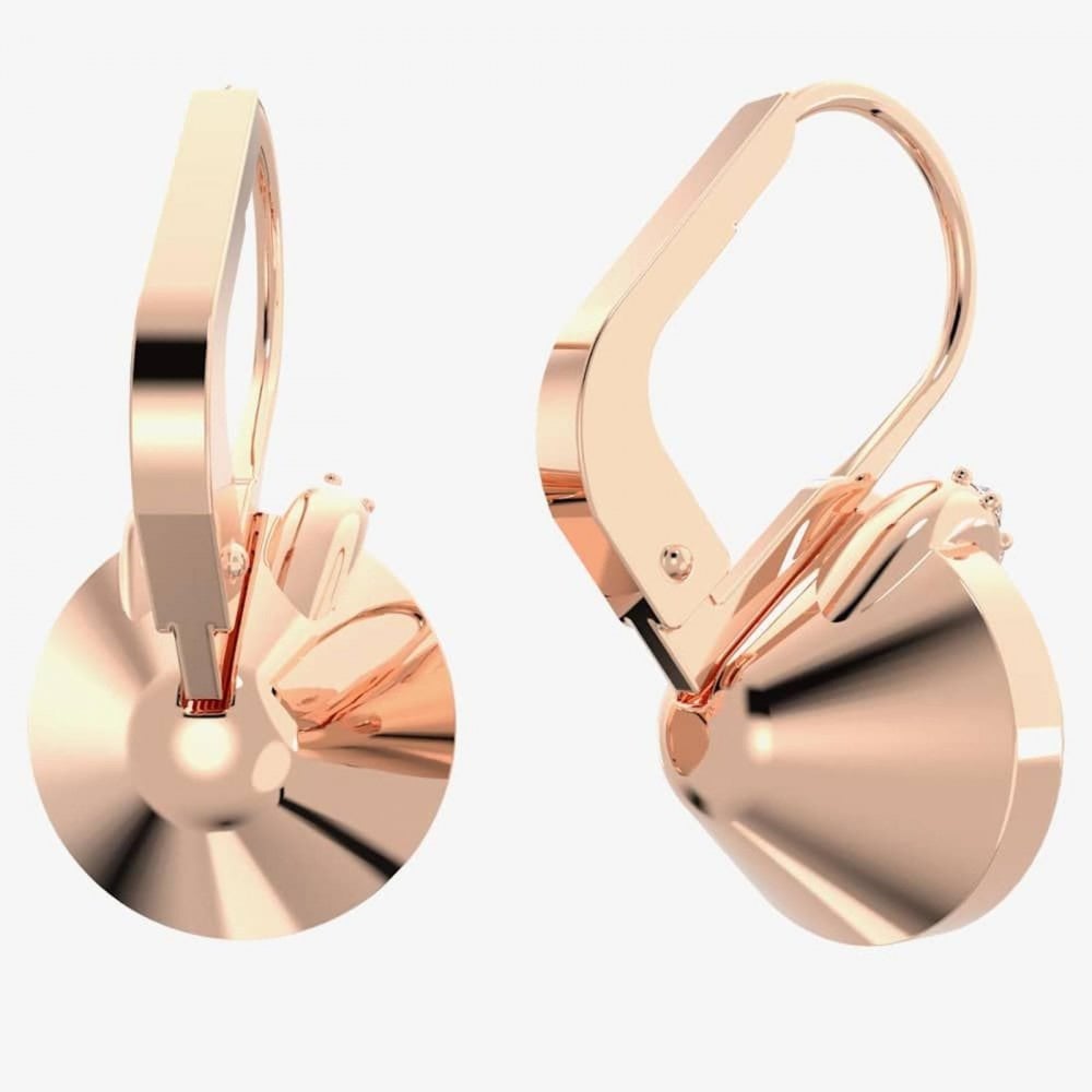 Swarovski Bella Rose Gold & Pink Drop Earrings
