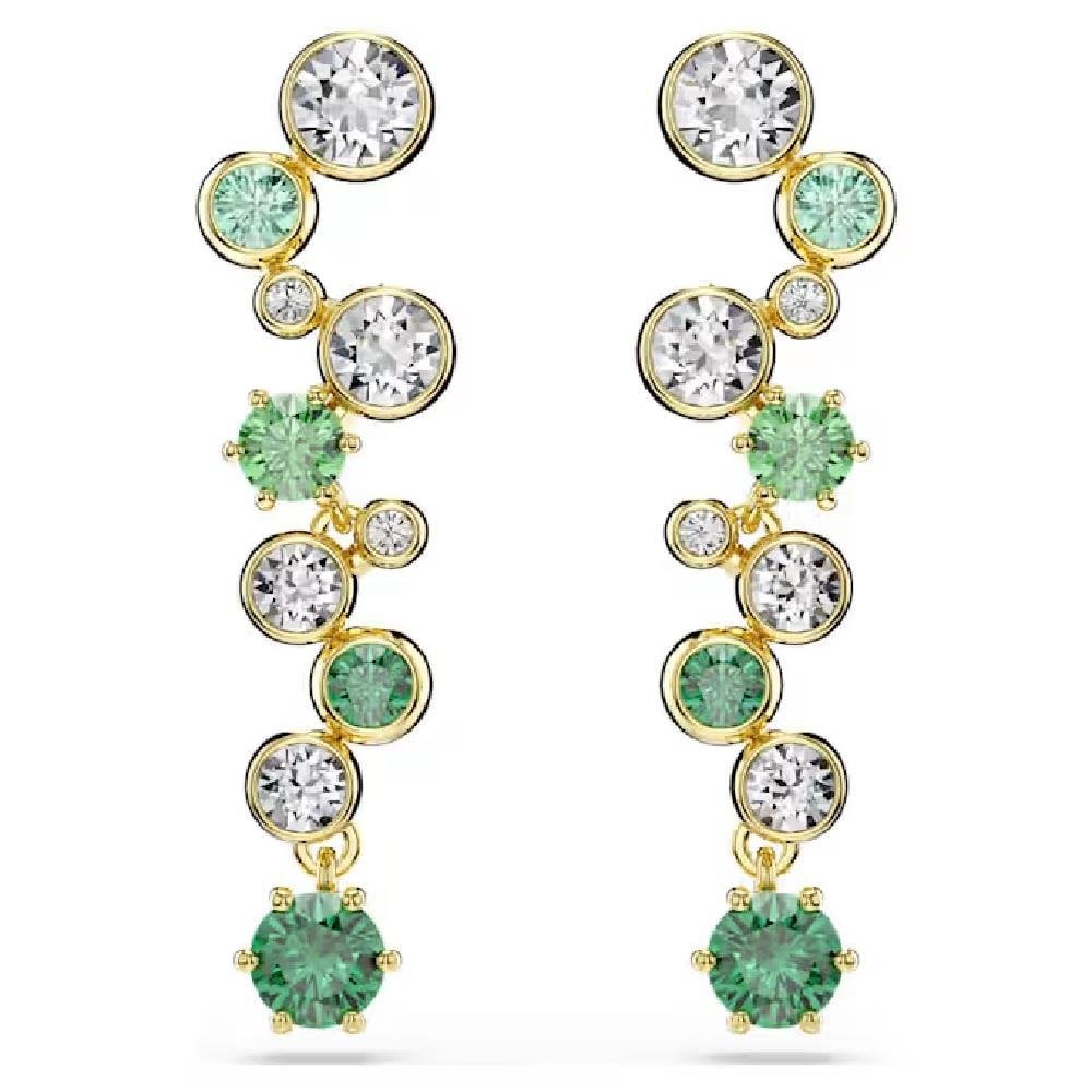 Swarovski Constella Green Drop Earrings