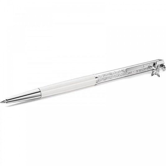 Swarovski Crystalline White Chrome Star Charm Pen