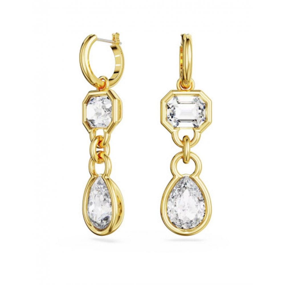 Swarovski Dextera Gold Tone Drop Earrings