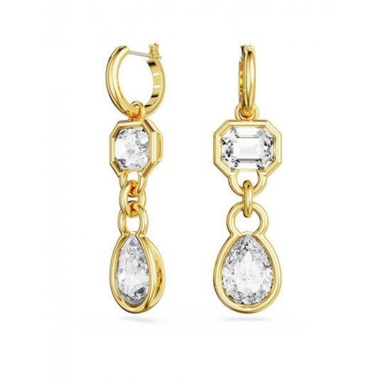 Swarovski Dextera Gold Tone Drop Earrings