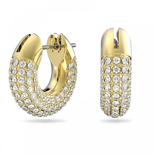 Swarovski Dextera Hoop Gold Tone Earrings