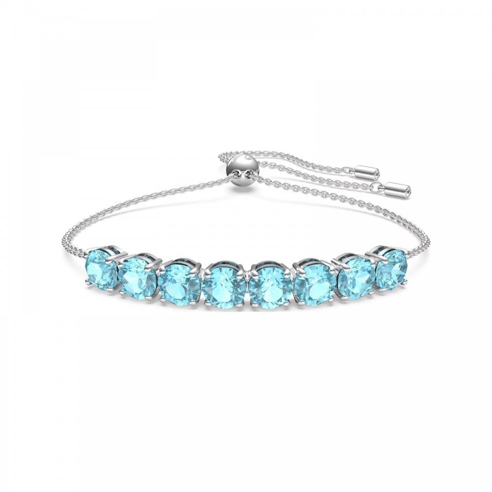 Swarovski Exalta Aqua Rhodium Plate Bracelet