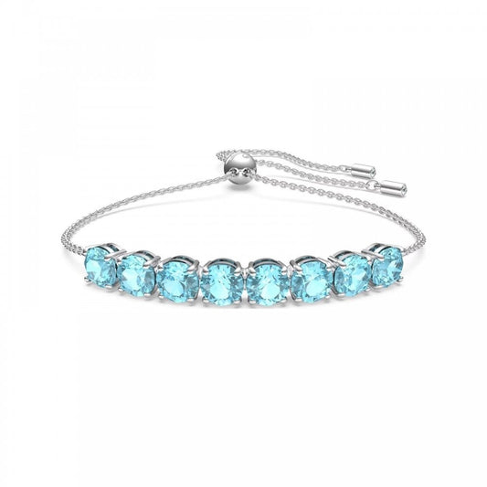 Swarovski Exalta Aqua Rhodium Plate Bracelet