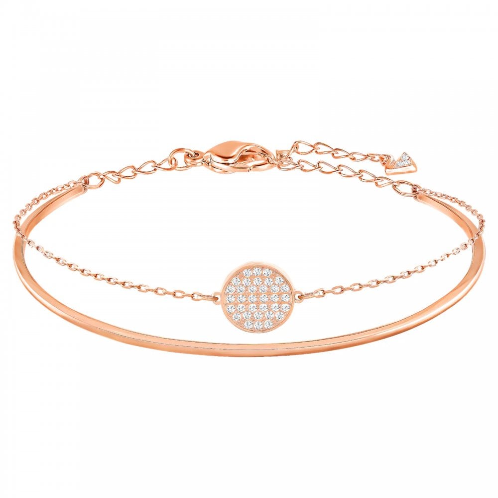 Swarovski Ginger Rose Tone Bangle
