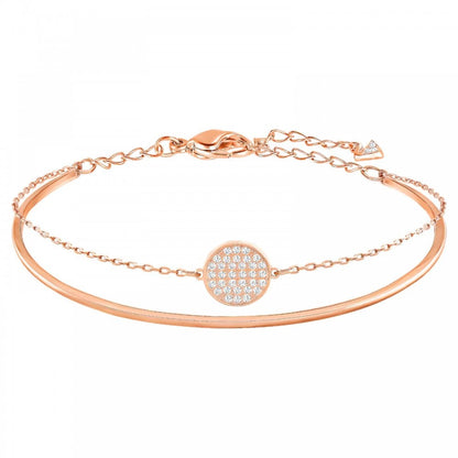 Swarovski Ginger Rose Tone Bangle
