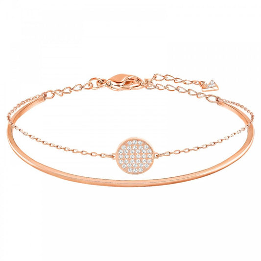 Swarovski Ginger Rose Tone Bangle