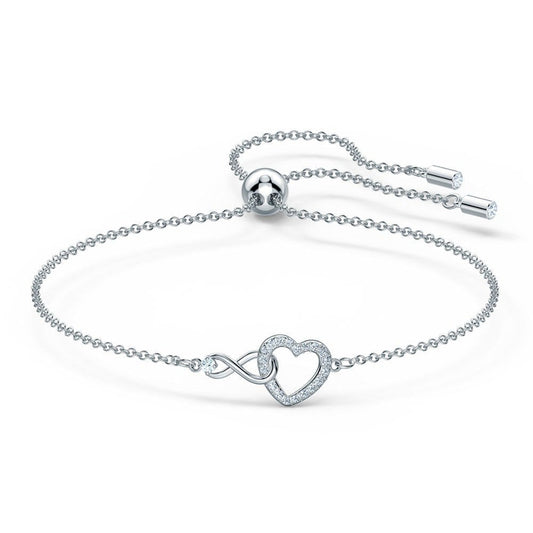 Swarovski Hyperbola Infinity Silver Tone Bracelet
