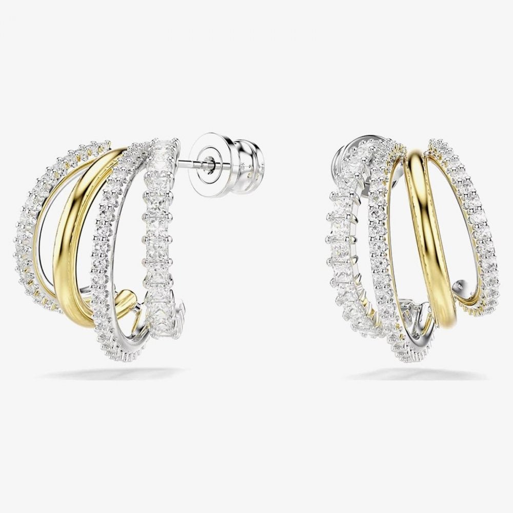 Swarovski Hyperbola Mixed Metal Crystal Earrings
