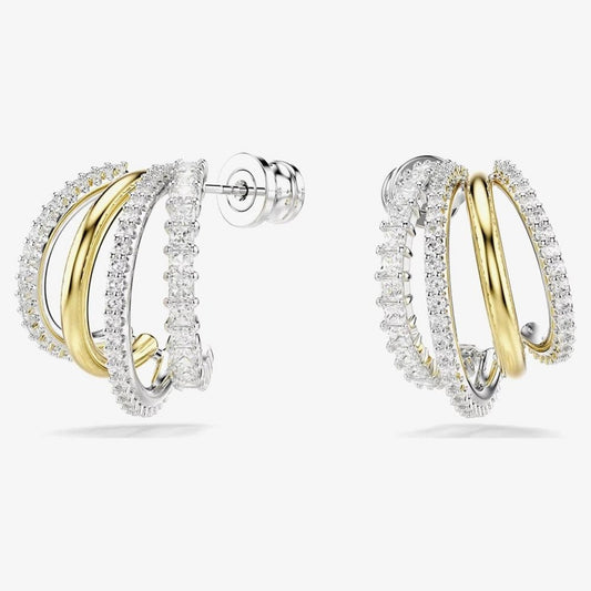 Swarovski Hyperbola Mixed Metal Crystal Earrings