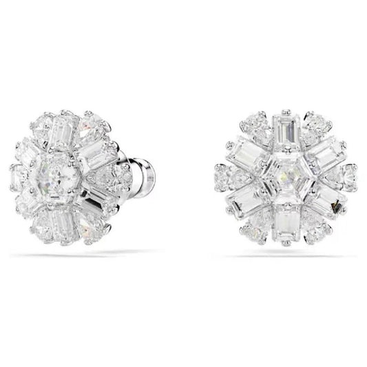 Swarovski Idyllia Mixed Cuts Snowflake Earrings