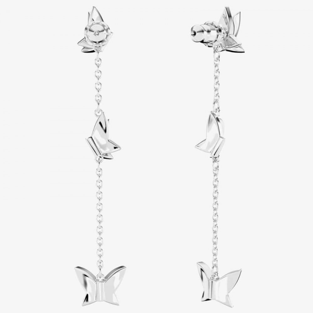 Swarovski Lilia Blue Butterfly Drop Earrings