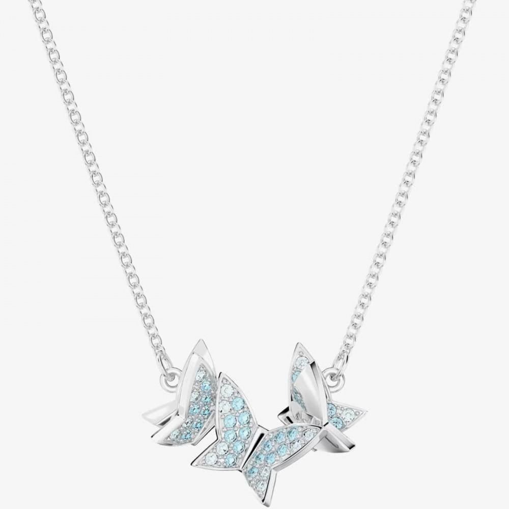 Swarovski Lilia Blue Butterfly Necklace