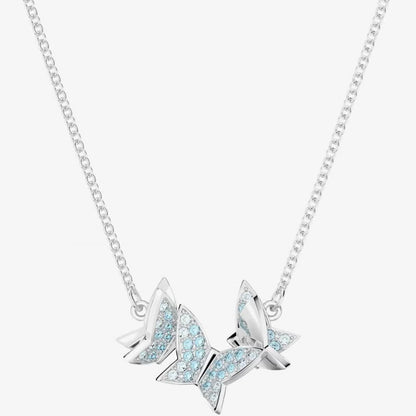 Swarovski Lilia Blue Butterfly Necklace