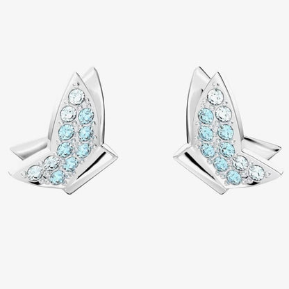 Swarovski Lilia Blue Butterfly Stud Earrings