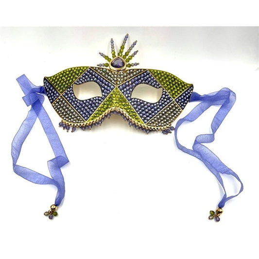 Swarovski Masquerade Green & Purple Mask L.E. 2001