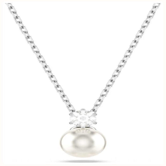 Swarovski Matrix Pendant Crystal Pearl Round Cut
