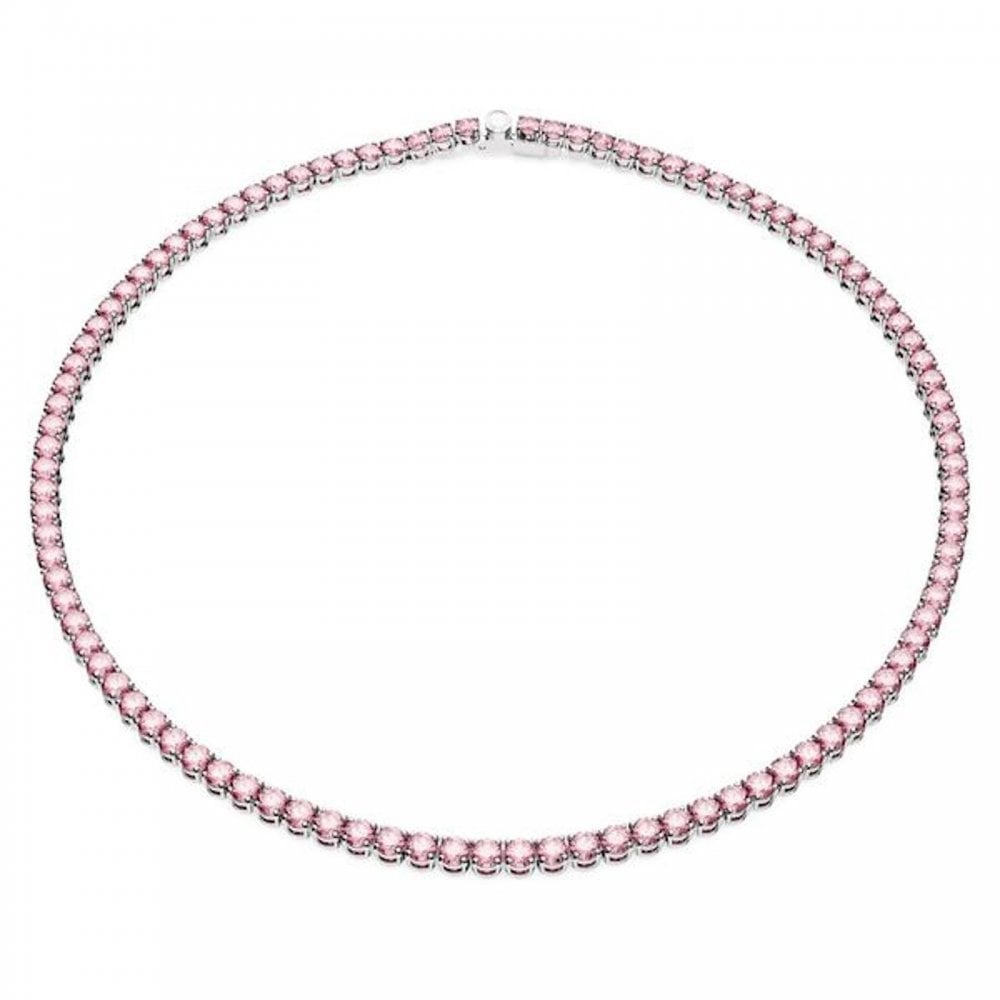 Swarovski Matrix Purple Tennis Necklace
