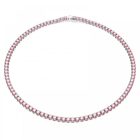 Swarovski Matrix Purple Tennis Necklace