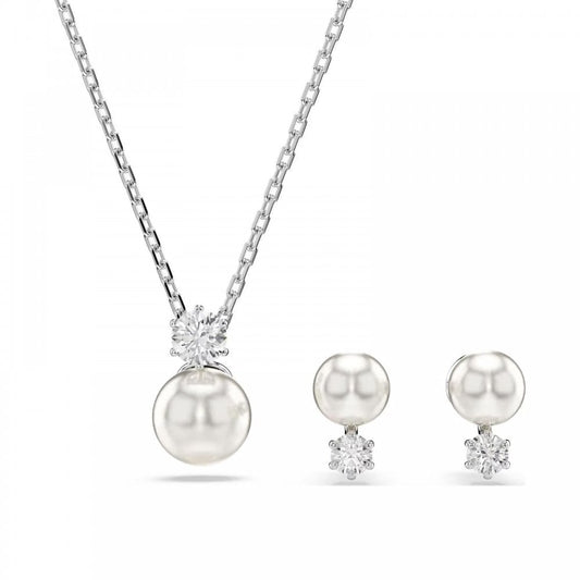 Swarovski Matrix Set Crystal Pearl Round Cut