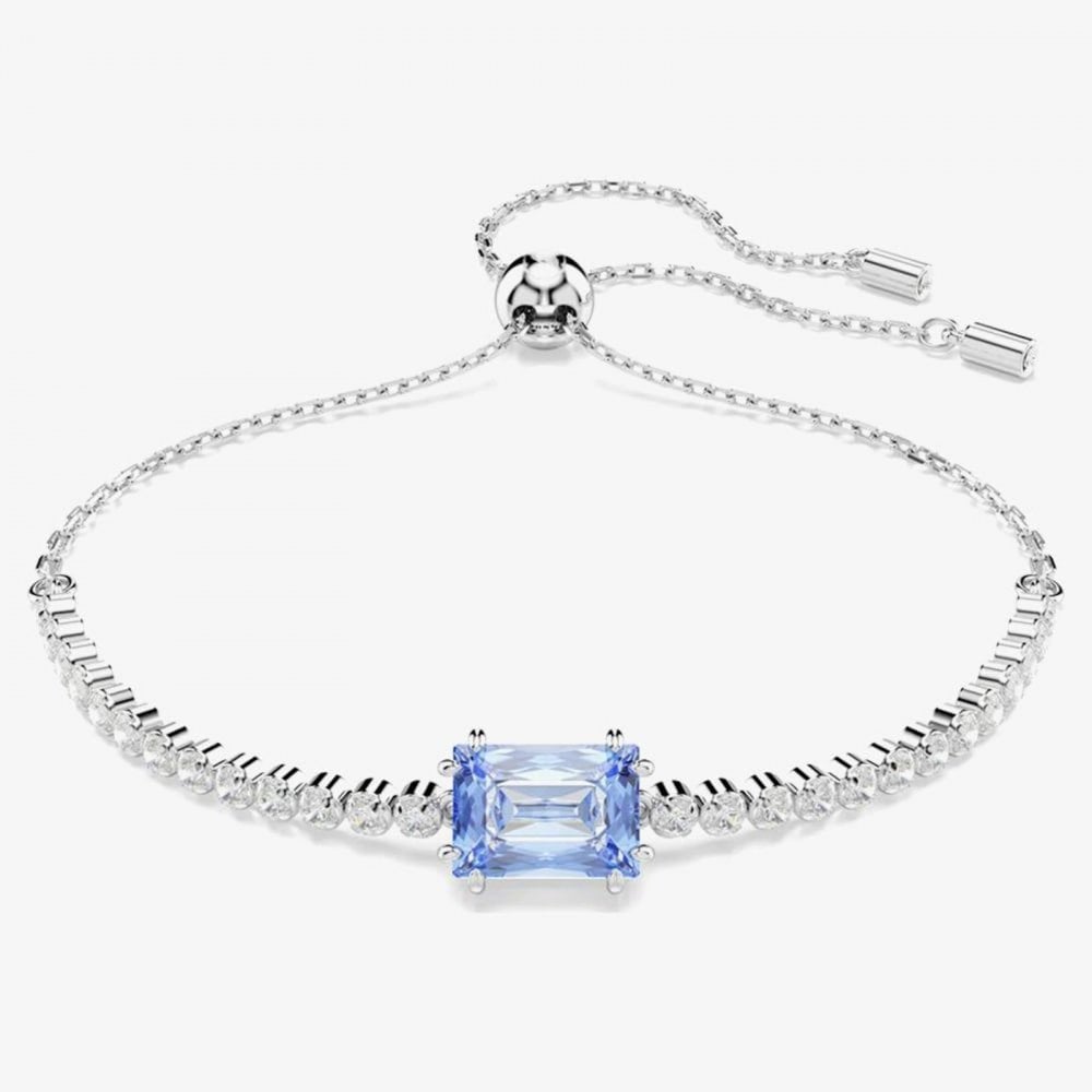 Swarovski Matrix Tennis Blue Crystal Bracelet