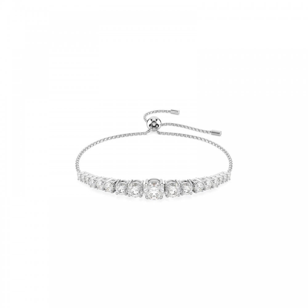 Swarovski Matrix White Crystal Bracelet Size M