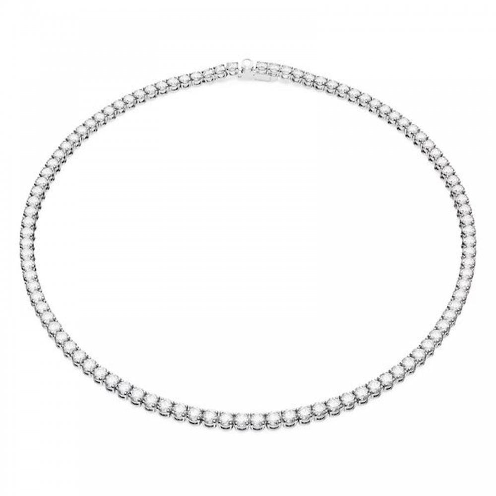 Swarovski Matrix White Tennis Necklace