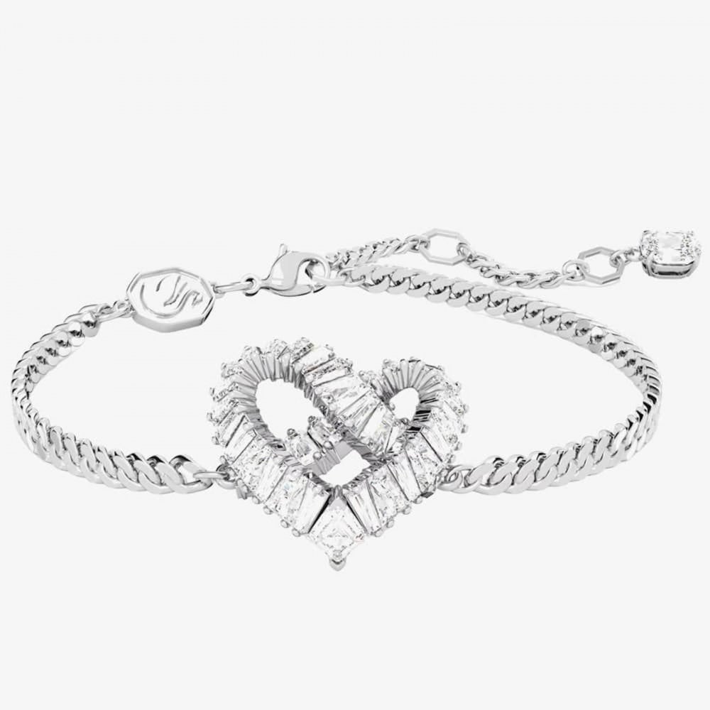 Swarovski Matrix Woven Heart Bracelet