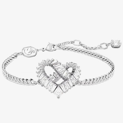 Swarovski Matrix Woven Heart Bracelet
