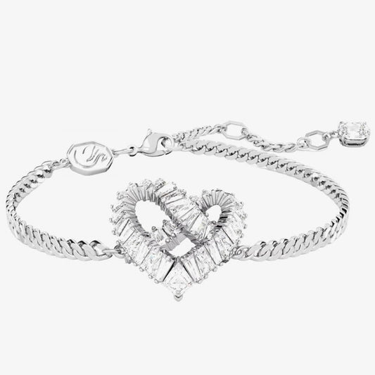 Swarovski Matrix Woven Heart Bracelet