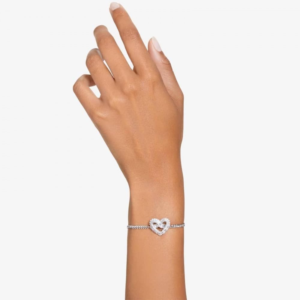 Swarovski Matrix Woven Heart Bracelet