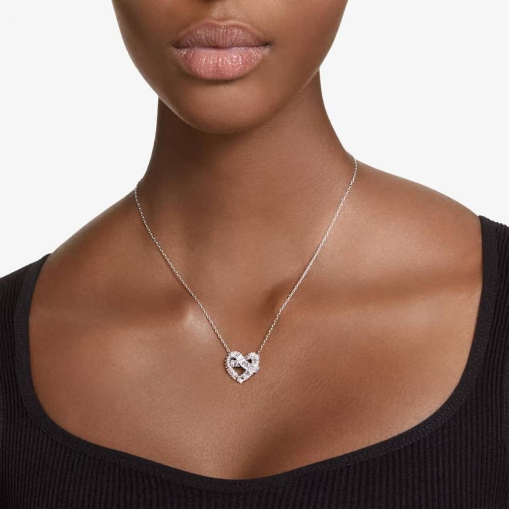 Swarovski Matrix Woven Heart Pendant