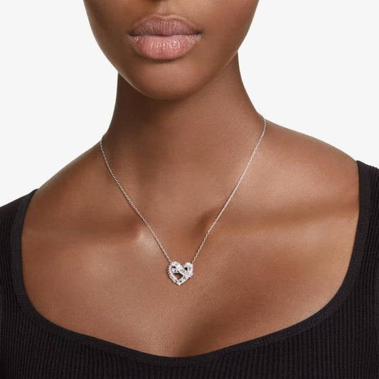 Swarovski Matrix Woven Heart Pendant