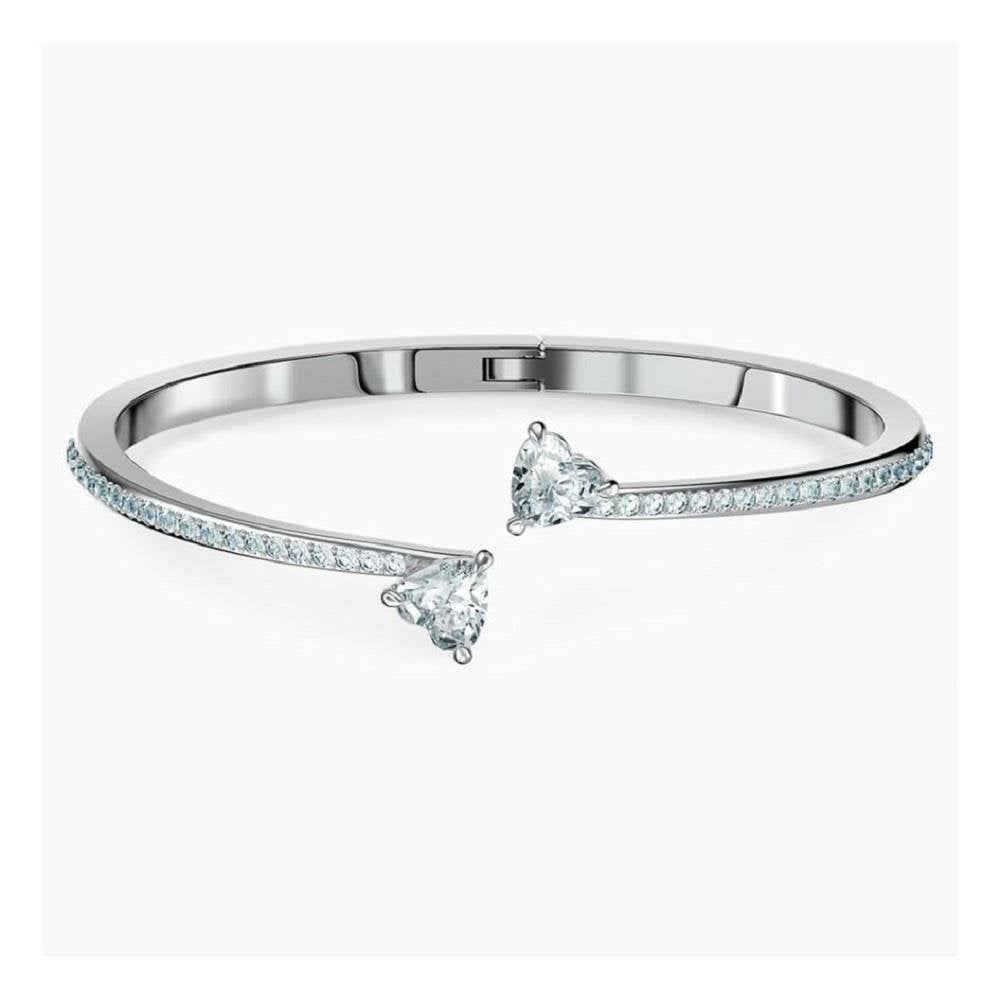 Swarovski Mesmera Attract Heart Bangle Small