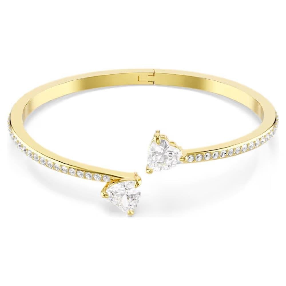 Swarovski Mesmera Gold Plated Heart Bangle