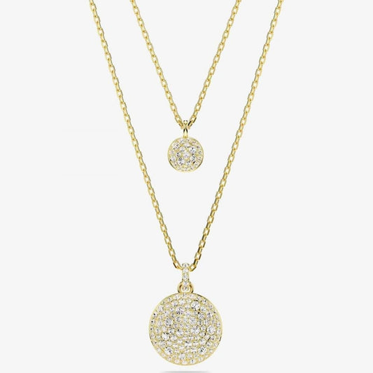 Swarovski Meteora Layer Gold Plated Necklace