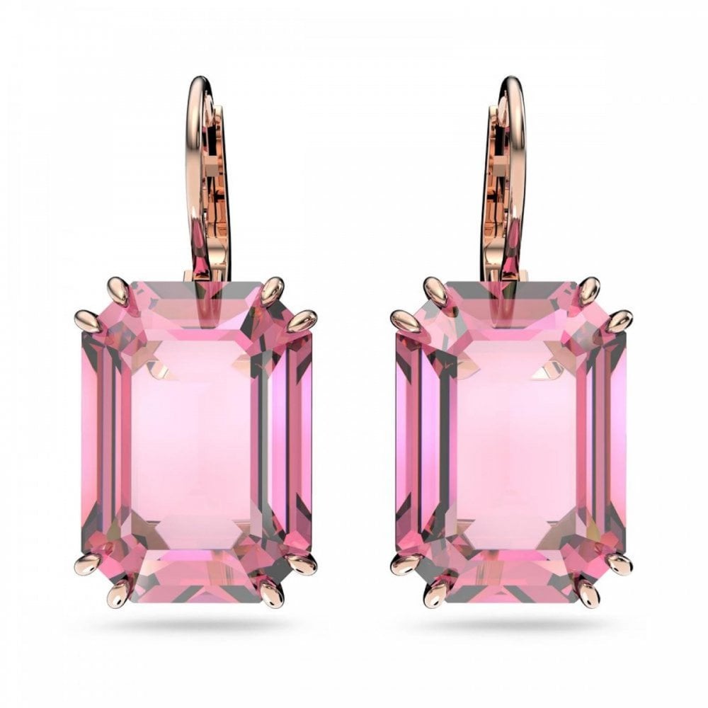 Swarovski Millenia Rose Pink Drop Earrings
