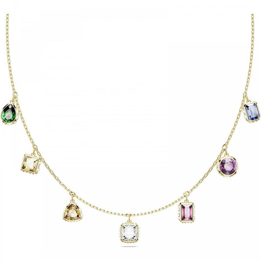 Swarovski Stilla Multi Gold Tone Necklace