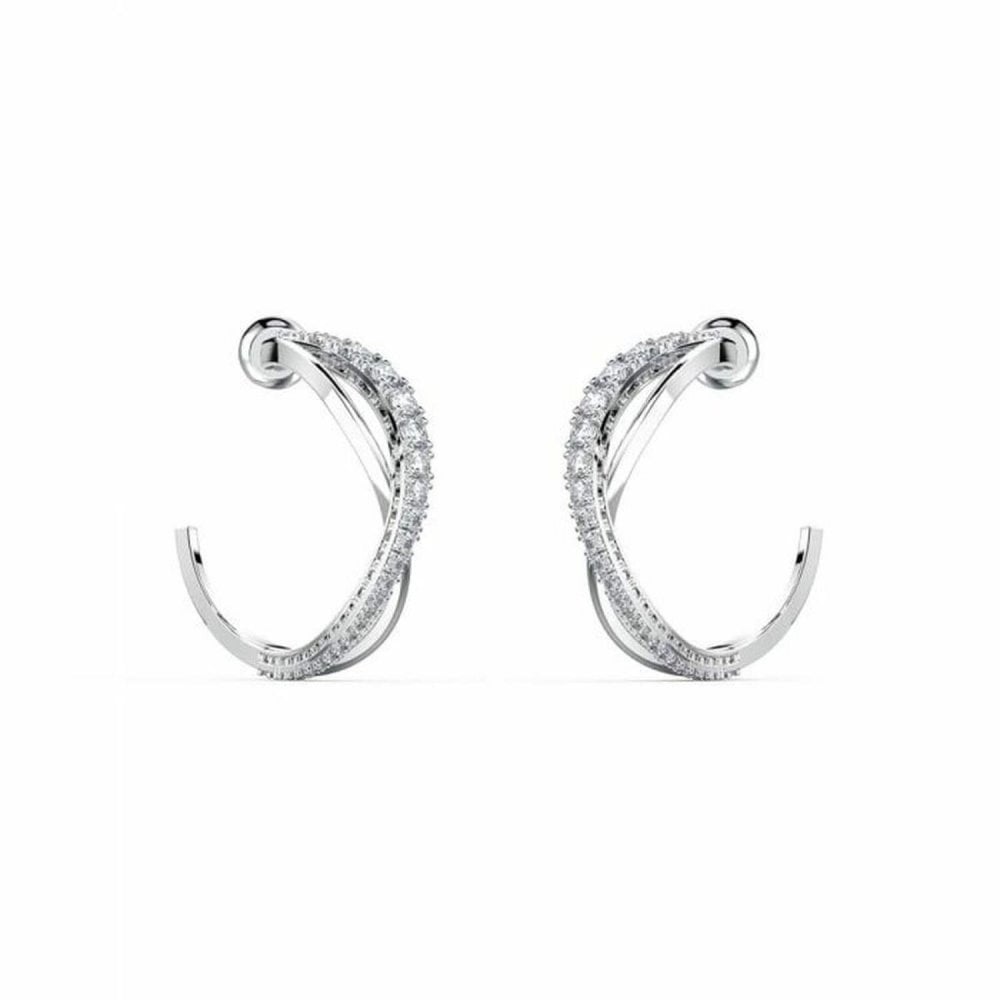 Swarovski Twist Mini Hoop Earrings