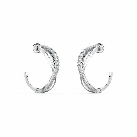 Swarovski Twist Mini Hoop Earrings