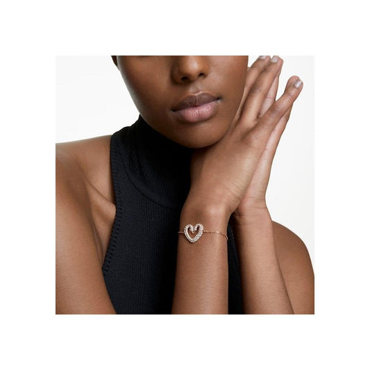 Swarovski Una Heart Rose Tone Bracelet