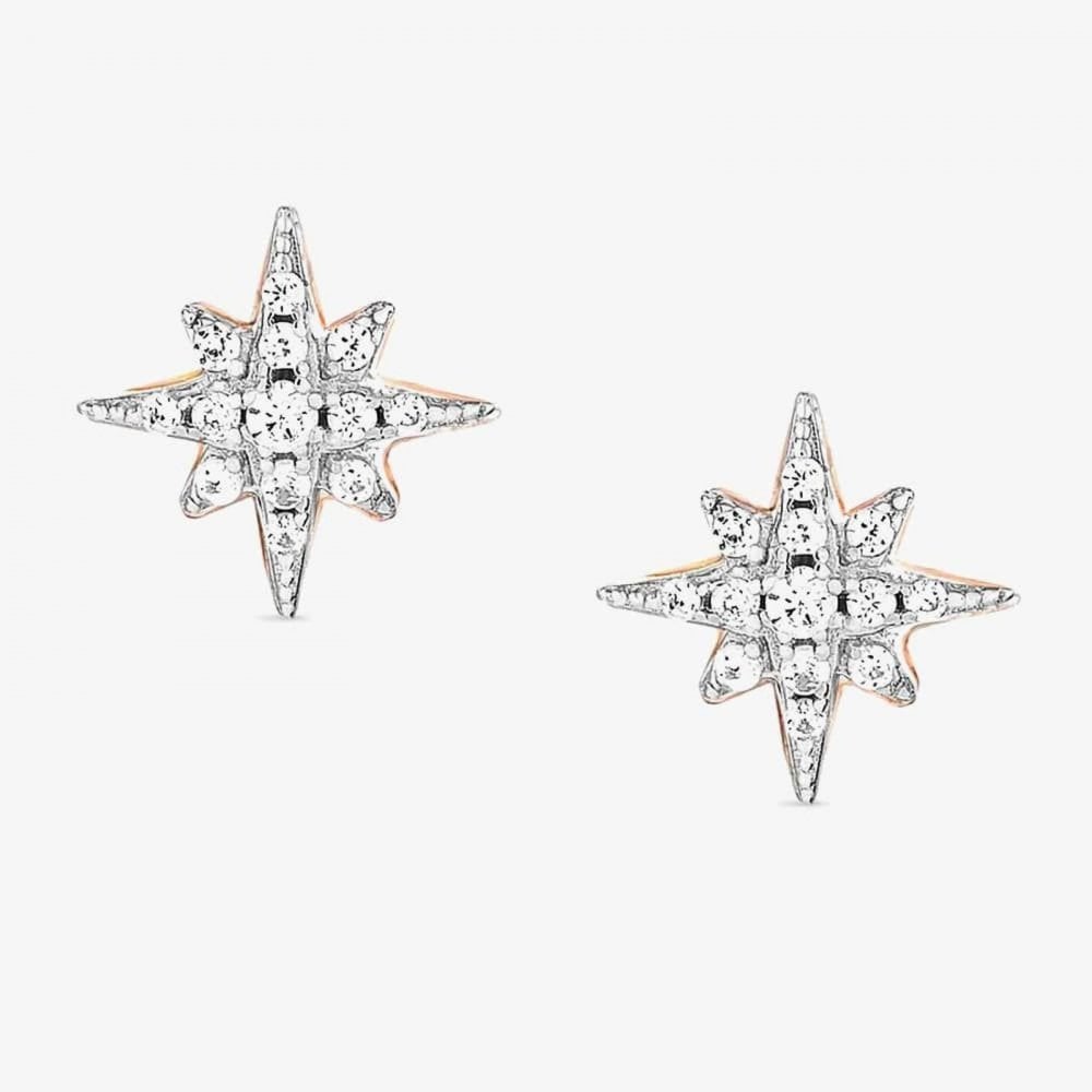 Sweetrock Romance North Star Earrings - Pink