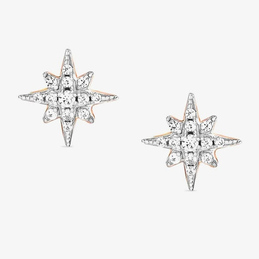 Sweetrock Romance North Star Earrings - Pink