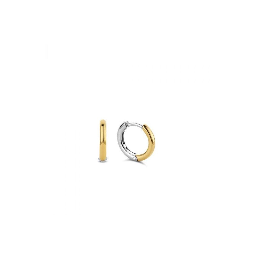 Ti Sento 14mm Gold Plated Hoop Earrings
