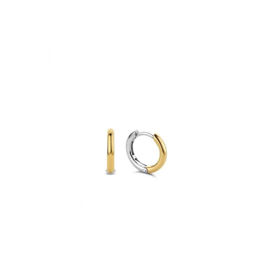 Ti Sento 14mm Gold Plated Hoop Earrings